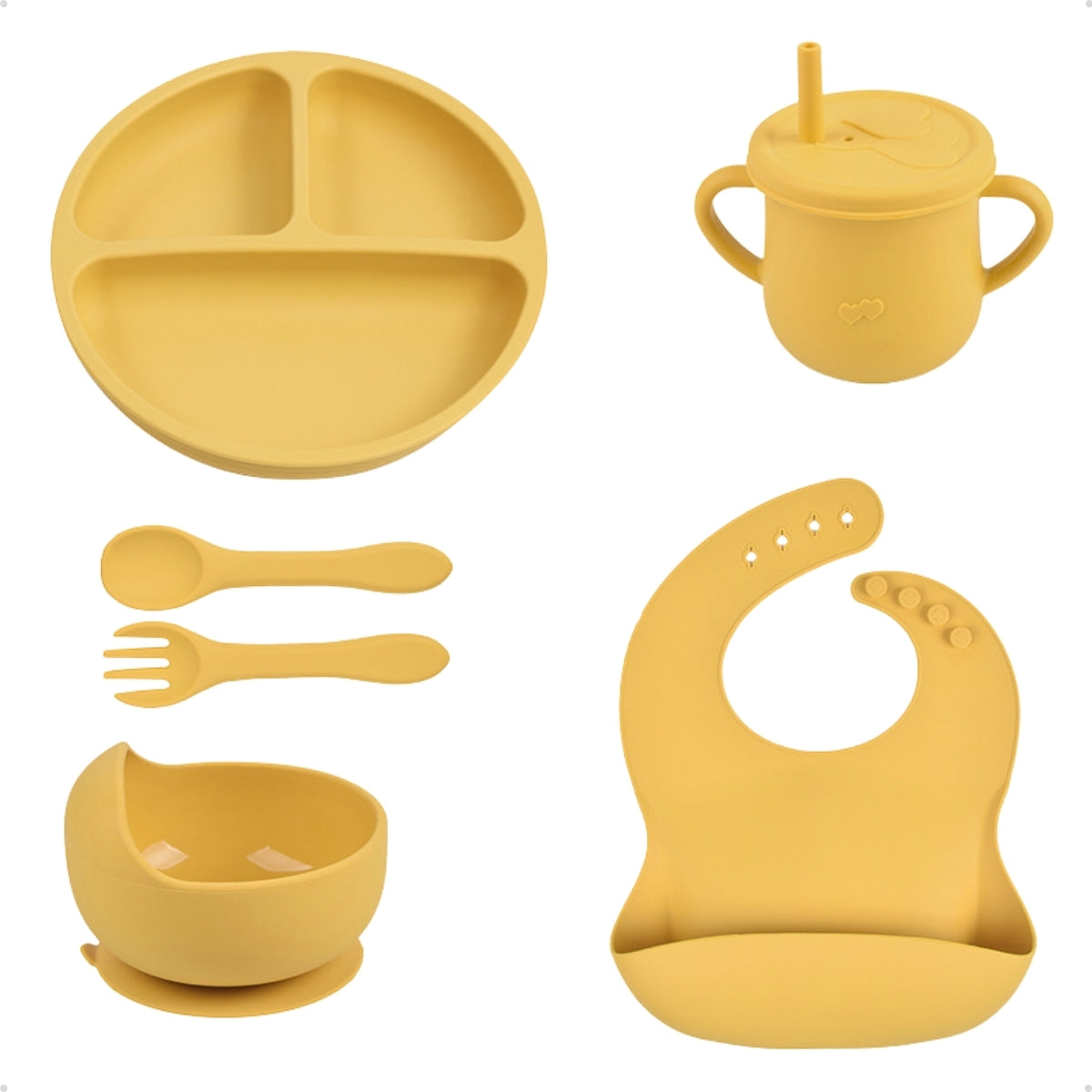 Conjunto Introdução Alimentar Sorriso Mostarda