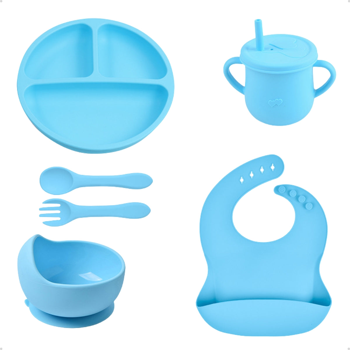 Conjunto Introdução Alimentar Sorriso Azul Piscina