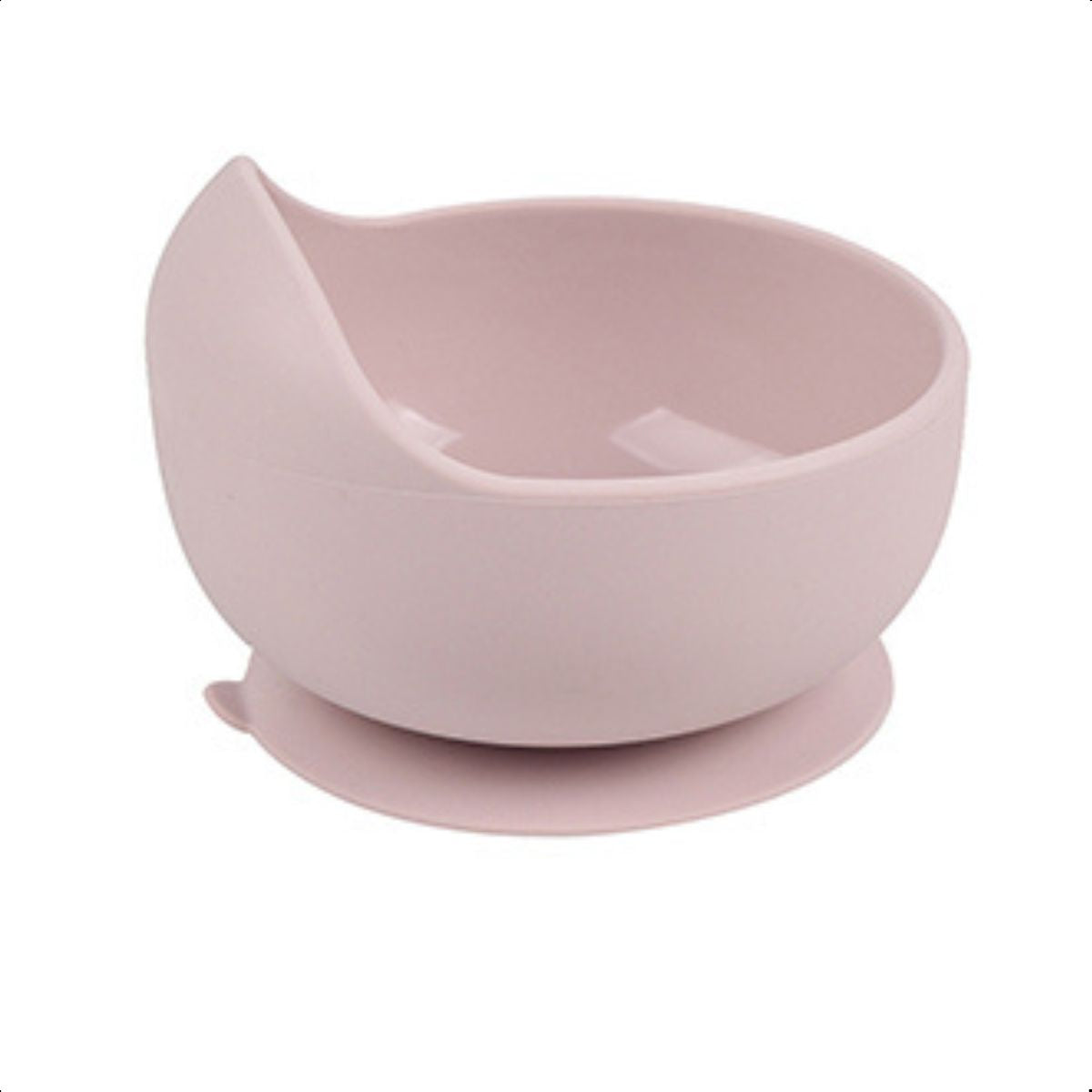 Bowl Silicone Alimentar Com Ventosa Rosê