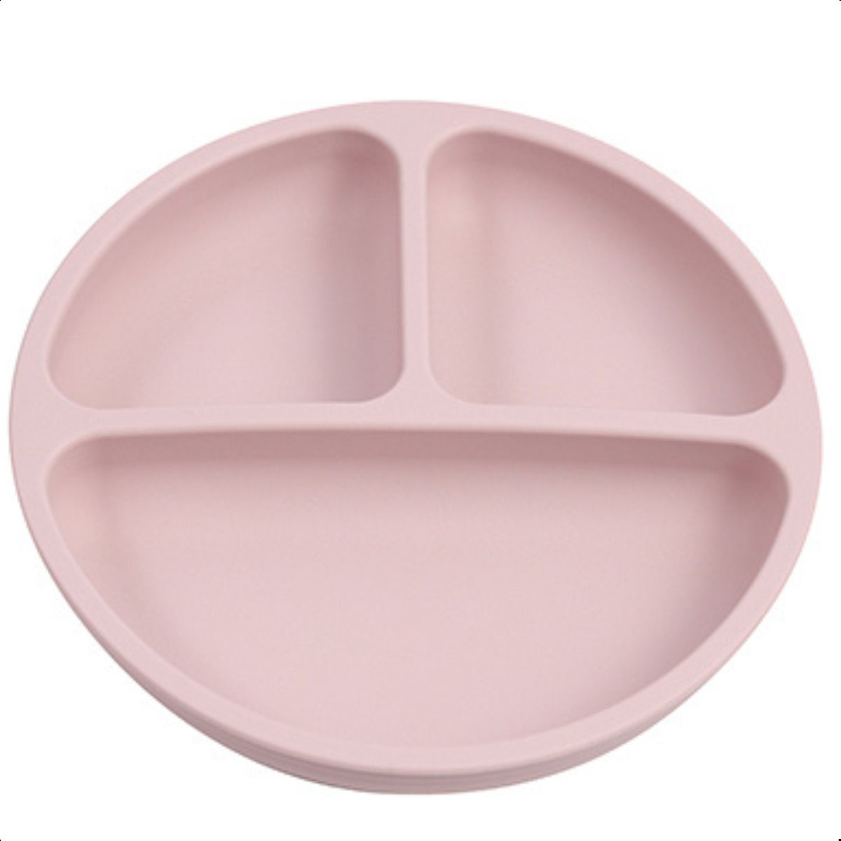 Prato Infantil Silicone Introdução Alimentar Ventosa Sucção