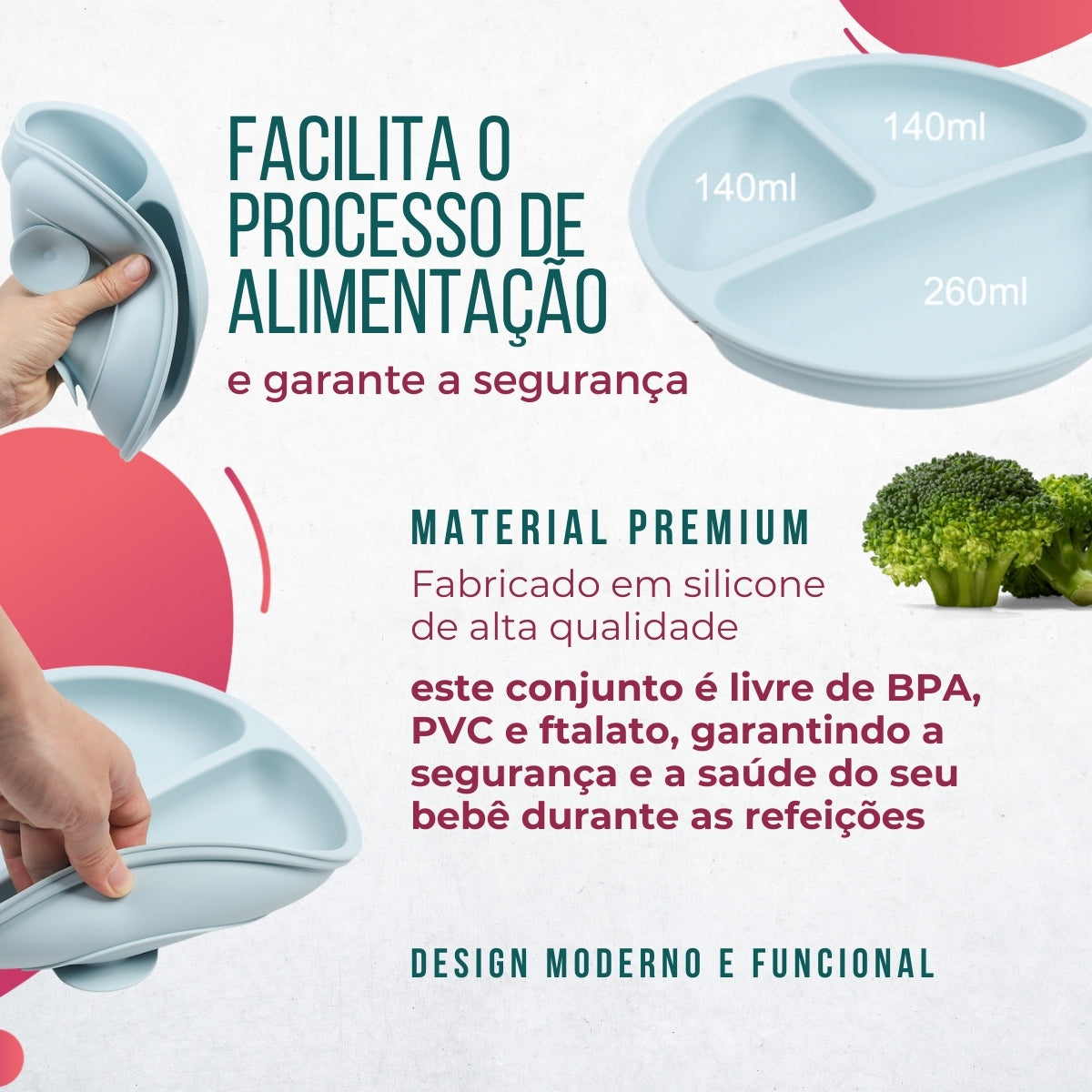 Conjunto Introdução Alimentar Sorriso Rosê