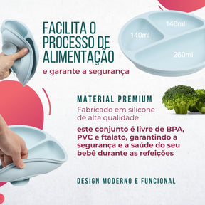 Conjunto Introdução Alimentar Sorriso Rosê