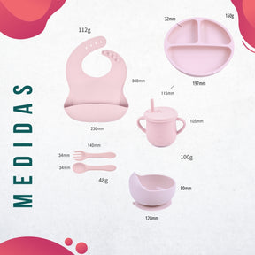 Conjunto Introdução Alimentar Sorriso Rosê